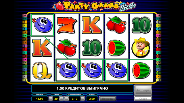 Игровой слот Party Games Slotto