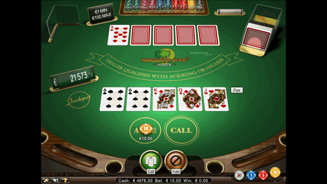 Игровой слот Caribbean Stud Poker Professional Series
