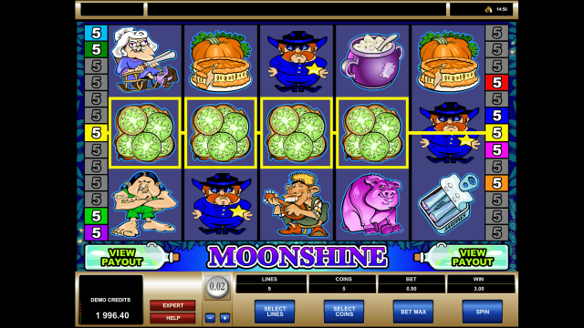 Игровой автомат Moonshine