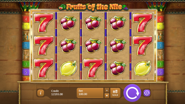Популярный автомат Fruits Of The Nile