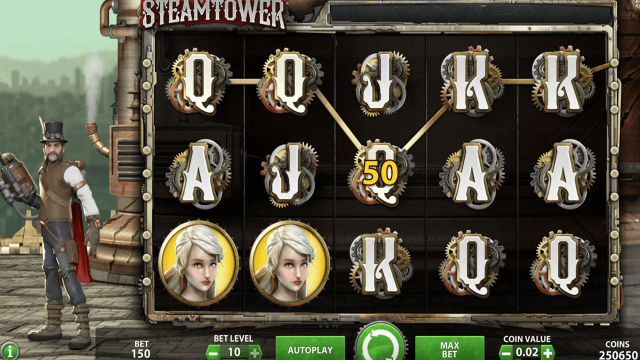 Онлайн аппарат Steam Tower